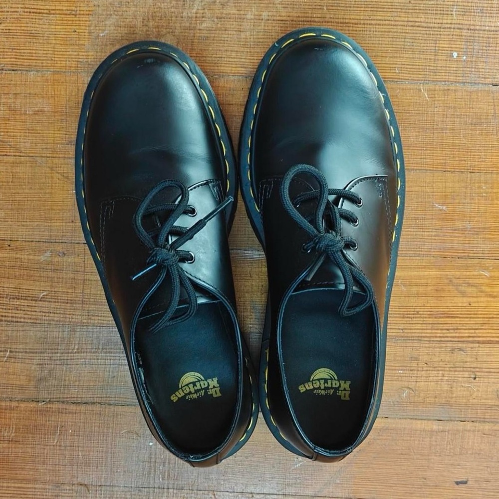 Dr. Martens Black Leather Oxfords
